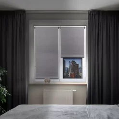 Tenda a rullo oscurante (90 x 180 cm) Lio Grigio