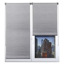 Tenda a rullo oscurante (90 x 180 cm) Lio Grigio