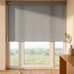Tenda a rullo oscurante testurizzata (180 x 200 cm) Nyx Grigio