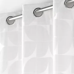 Tenda ad anelli in velluto (135 x 260 cm) Geolia Bianco