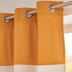 Tenda bouclé (140 x 240 cm) Ava Giallo ocra