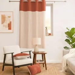 Tenda bouclé (140 x 180 cm) Ava Terracotta