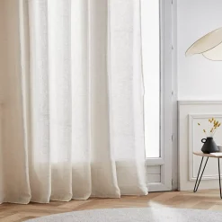 Tenda con occhielli effetto lino (280 x 240 cm) Luca Beige