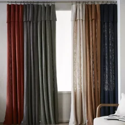 Tenda cotone regolabile (140 x max 270 cm) Sixtine Beige