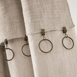 Tenda cotone regolabile (140 x max 270 cm) Sixtine Beige