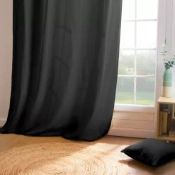 Tenda di cotone (140 x 260 cm) Pixel Nero