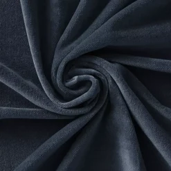 Tenda iin velluto di cotone regolabile (140 x max 270 cm) Victor Blu notte