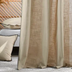 Tenda in cotone (140 x 260 cm) Helios Ecru