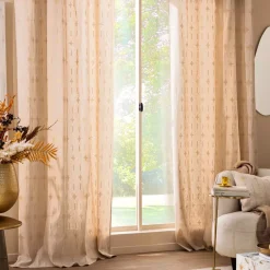 Tenda in cotone (140 x 280 cm) Ondine Bianco