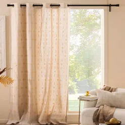 Tenda in cotone (140 x 240 cm) Ondine Bianco