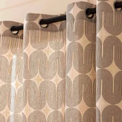 Tenda in cotone (140 x 280 cm) Ondine Nero