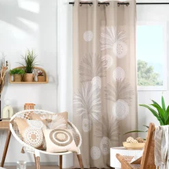Tenda in cotone oscurante (140 x 260 cm) Mekong Beige