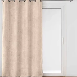 Tenda in velluto chenille (140 x 260 cm) Leo Ecru