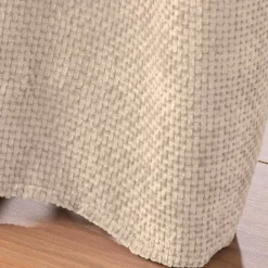 Tenda in velluto chenille (140 x 260 cm) Leo Ecru
