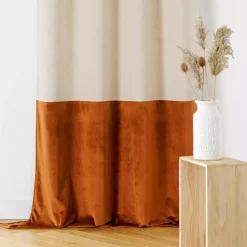 Tenda lino (135 x 240 cm) Duolin Arancione