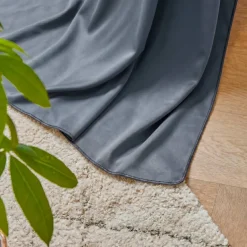Tenda lyocell Tencel™ regolabile (140 x max 270 cm) Olivia Blu stone