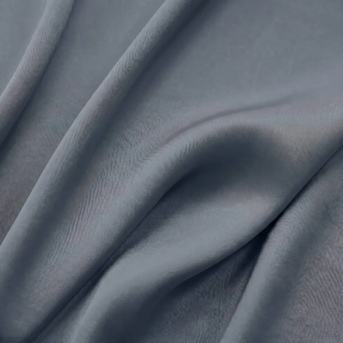 Tenda lyocell Tencel™ regolabile (140 x max 270 cm) Olivia Blu stone