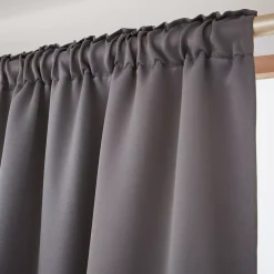 Tenda oscurante a passanti nascosti (140 x 260 cm) Dark Grigio antracite