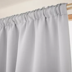 Tenda oscurante a passanti nascosti (140 x 260 cm) Dark Grigio chiaro