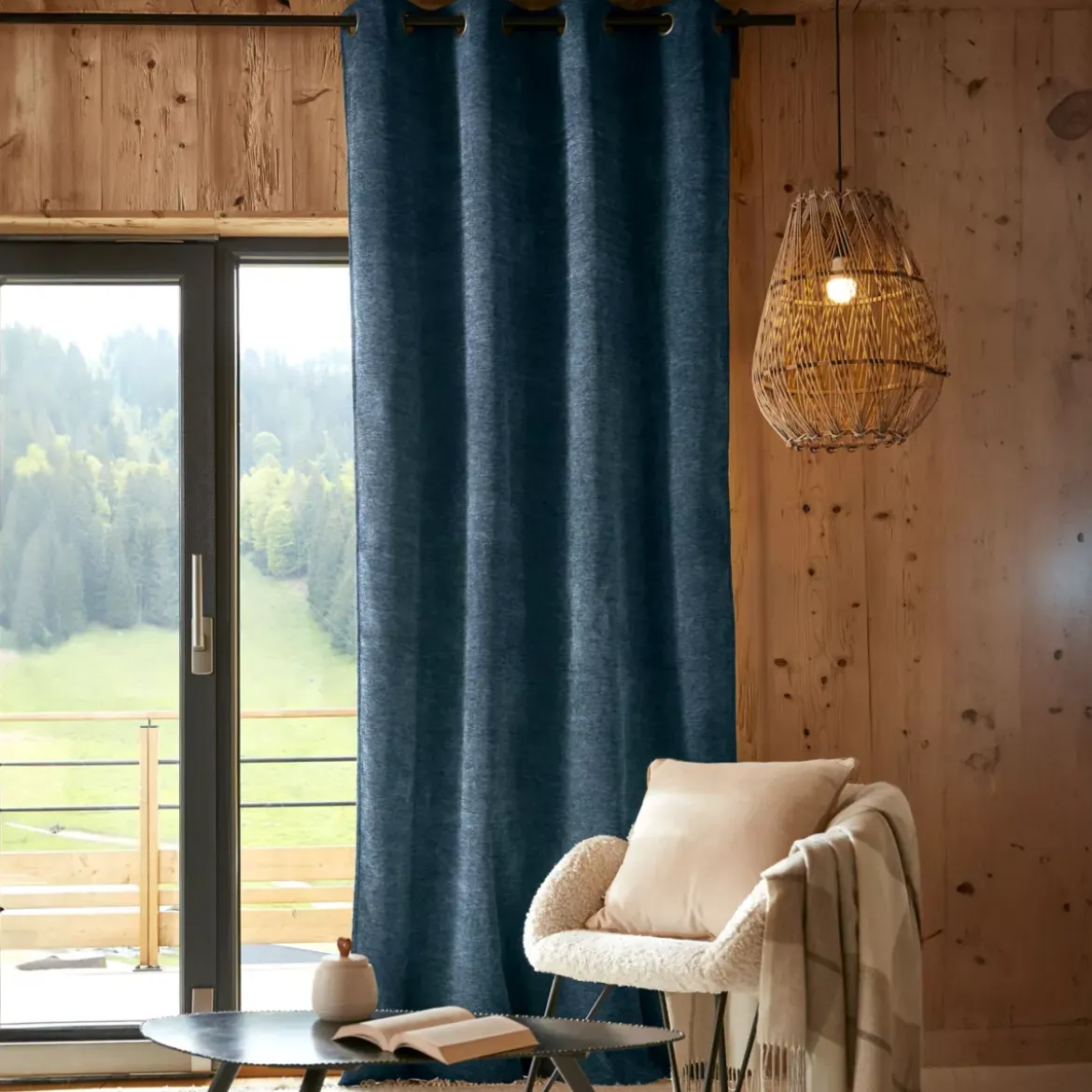 Tenda oscurante isolante Total Blackout (140 x 240 cm) Magnus Blu notte