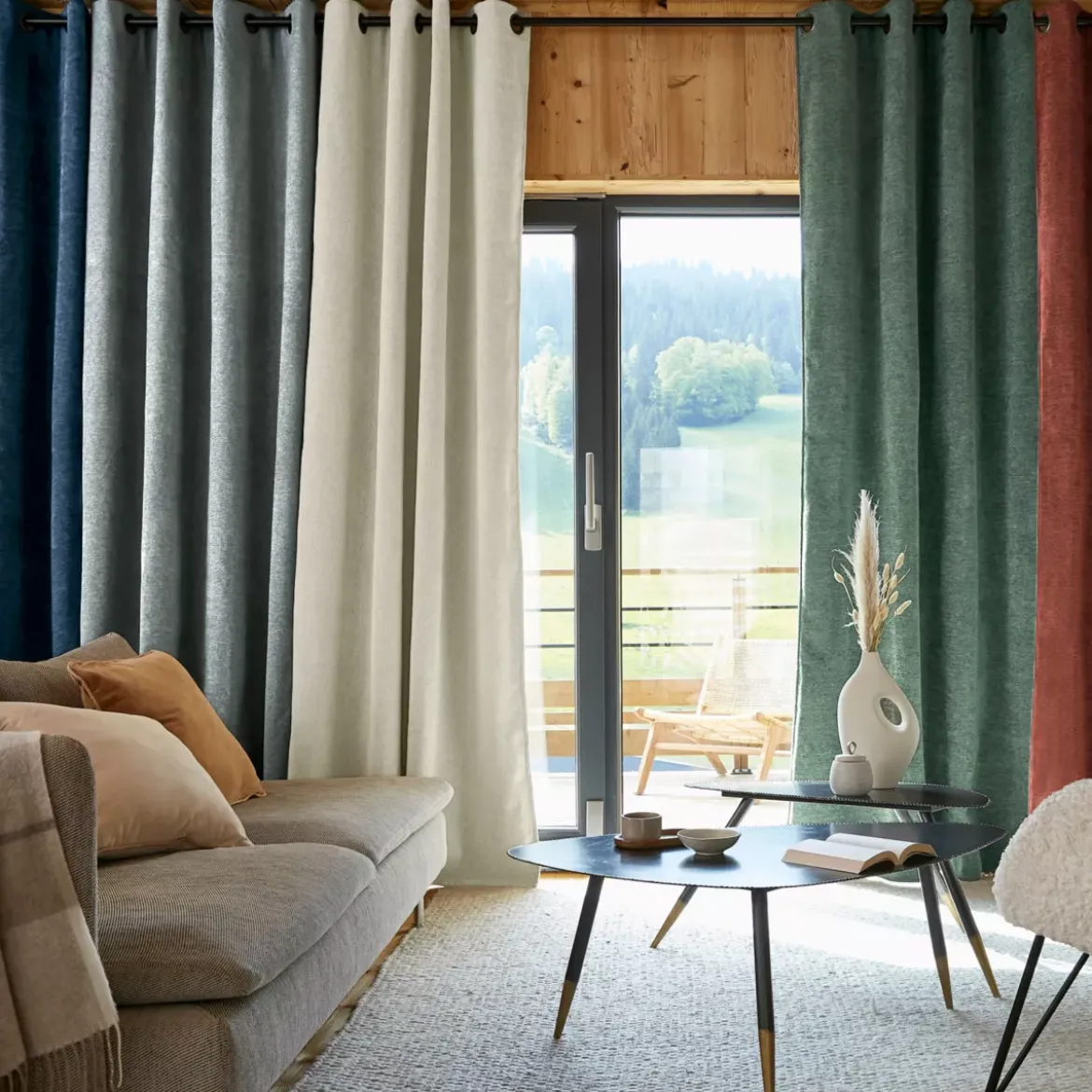 Tenda oscurante isolante Total Blackout (140 x 240 cm) Magnus Blu notte