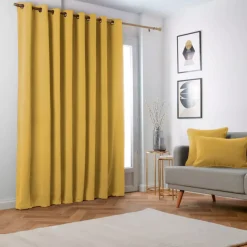 Tenda oscurante termica (280 x 240 cm) Minuit Giallo ocra