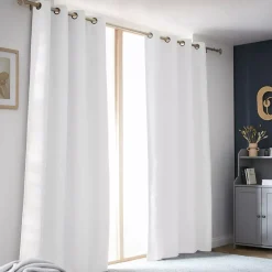 Tenda oscurante termica (140 x 280 cm) Alba Bianco perla