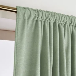 Tenda oscurante termica con passanti nascosti (140 x 240 cm) Minuit Verde kaki