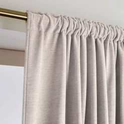 Tenda oscurante termica con passanti nascosti (140 x 240 cm) Minuit Tortora