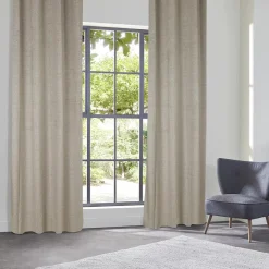 Tenda oscurante velluto (135 x 260 cm) Yupi Beige lino