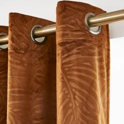 Tenda oscurante velluto (140 x 180 cm) Fern Camel