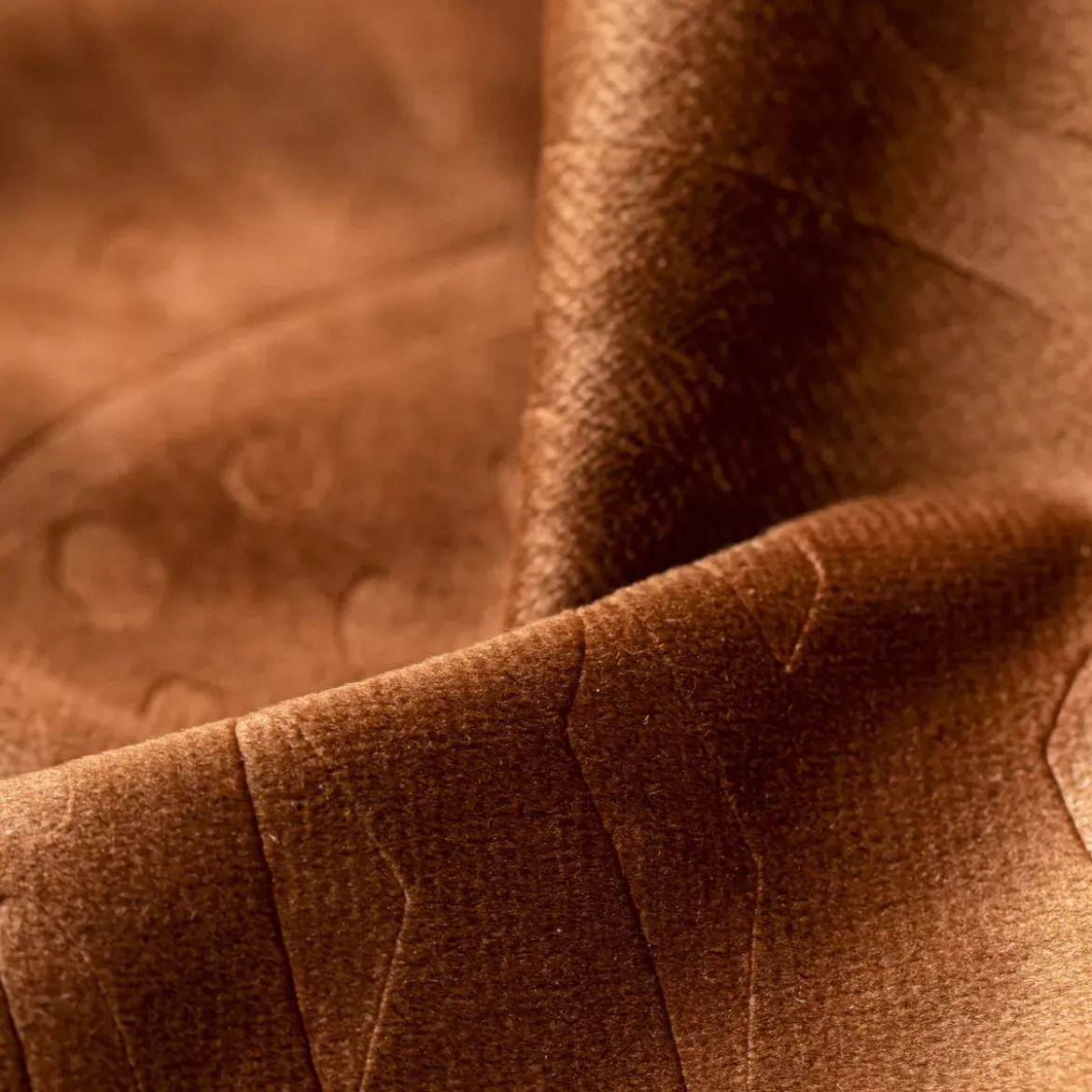 Tenda oscurante velluto (140 x 180 cm) Fern Camel