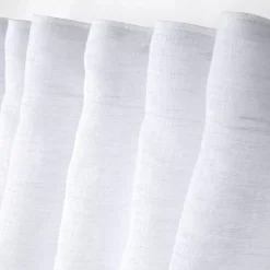 Tenda passanti nascosti trasparente (140 x 260 cm) Madrid Bianco