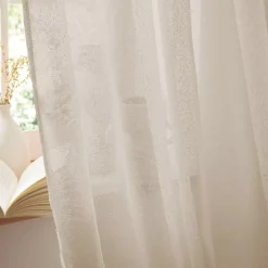 Tenda regolabile bouclé (140 x 300 cm) Eliott Beige