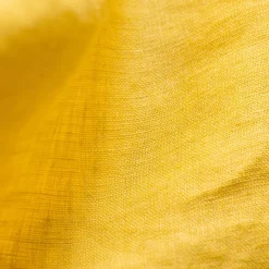 Tenda regolabile lino lavato (140 x max 270 cm) Louise Giallo senape
