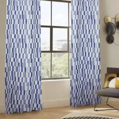 Tenda tessuta (140 x 260 cm) Leyna Blu