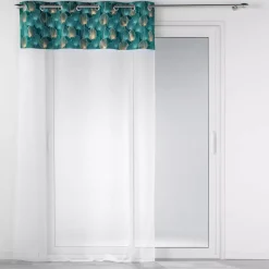 Tenda trasparente (140 x 240 cm) Clairine Verde smeraldo