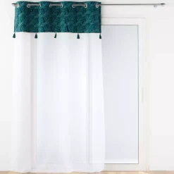 Tenda trasparente (140 x 240 cm) Palmina Blu anatra