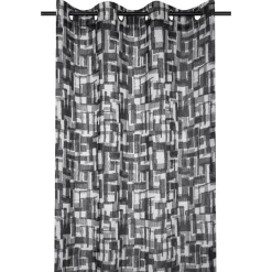 Tenda trasparente (140 x 260 cm) Linear Nero