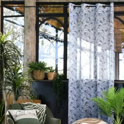 Tenda trasparente (140 x 260 cm) Baléares Ecru