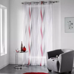 Tenda trasparente (140 x 240 cm) Ondulys Rosso
