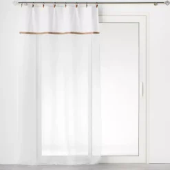 Tenda trasparente (140 x 240 cm) Leana Bianco