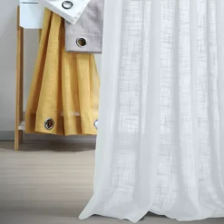 Tenda trasparente (135 x 260 cm) Ontario Bianco