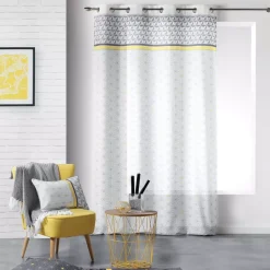 Tenda trasparente (140 x 240 cm) Mirade Giallo