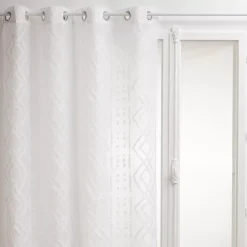 Tenda trasparente (140 x 240 cm) Salma Bianco