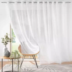 Tenda trasparente (400 x 240 cm) Lissea Bianco