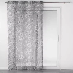 Tenda trasparente (140 x 240 cm) Milady Grigio