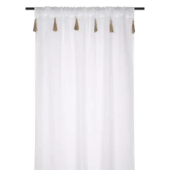 Tenda trasparente (140 x 260 cm) Ibiza Ecru