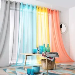 Tenda trasparente (145 x H240 cm) Givrée Beige
