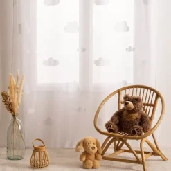 Tenda trasparente bambini (140 x 240 cm) Nuvola Bianco